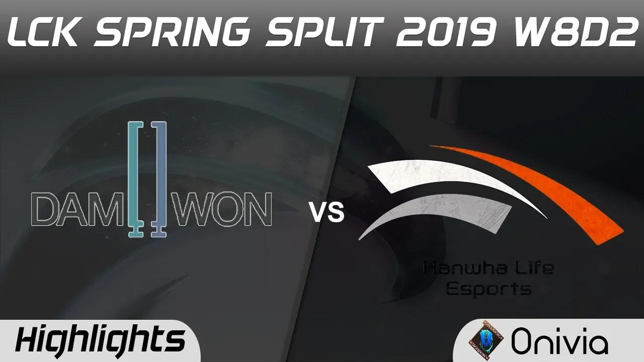 DWG vs HLE Highlights Game 2 LCK Spring 2019 W8D2 Damwon Gaming vs Hanwha Life Esports by Onivia thumbnail