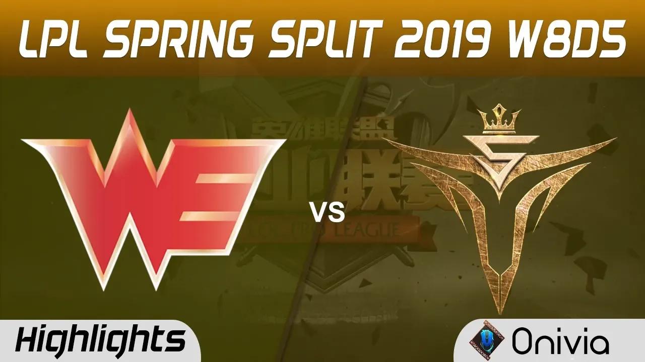 WE vs V5 Highlights Game 2 LPL Spring 2019 W8D5 Team WE vs Victory Five LPL Highlights by Onivia thumbnail