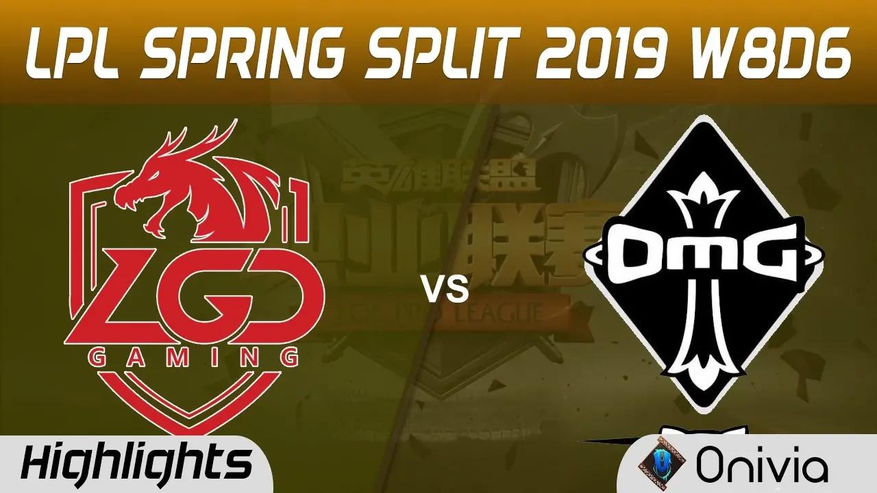 LGD vs OMG Highlights Game 1 LPL Spring 2019 W8D6 LGD Gaming vs Oh My God LPL Highlights by Onivia thumbnail