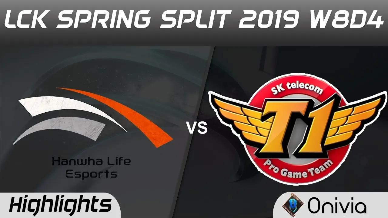 HLE vs SKT Highlights Game 2 LCK Spring 2019 W8D4 Hanwha Life Esports vs SK Telecom T1 LCK Highlight thumbnail