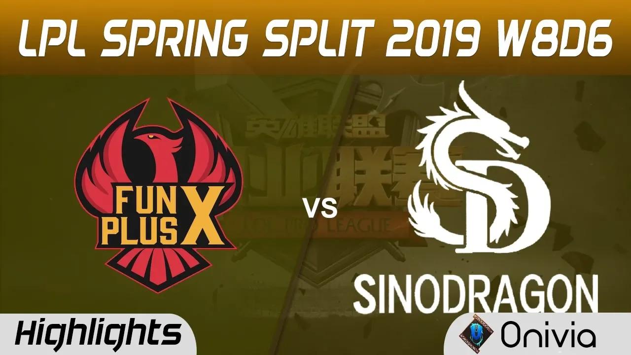 FPX vs SDG Highlights Game 2 LPL Spring 2019 W8D6 FunPlus Phoenix vs SinoDragon LPL Highlights by On thumbnail