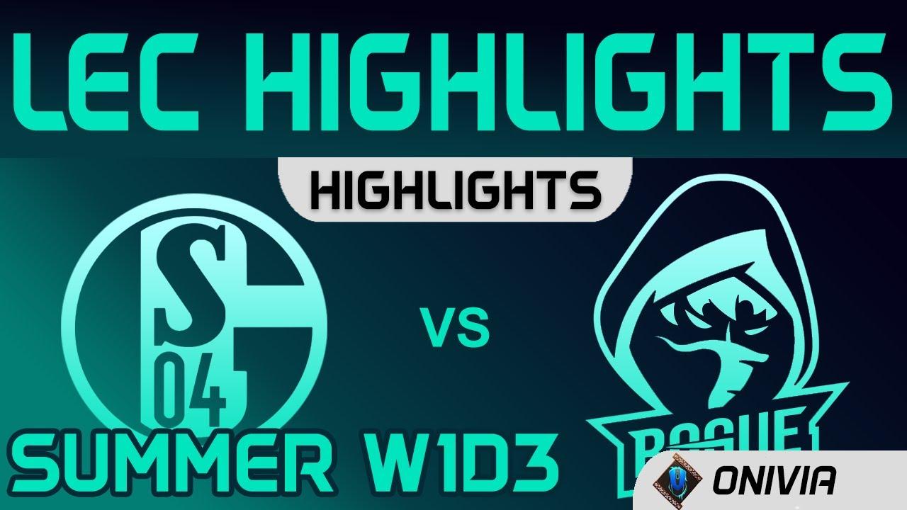 S04 vs RGE Highlights Summer W1D3 LEC Summer 2020 Schalke04 vs Rouge by Onivia thumbnail