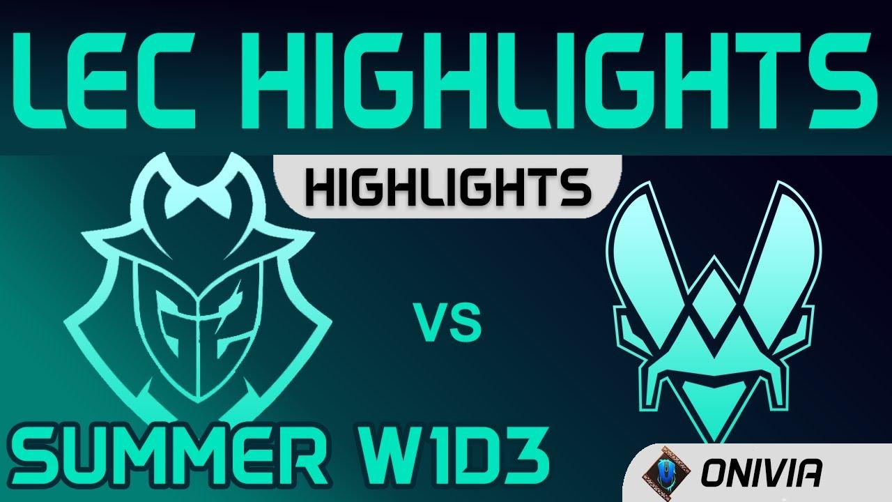 G2 vs VIT Highlights Summer W1D3 LEC Summer 2020 G2 Esports vs Vitality by Onivia thumbnail