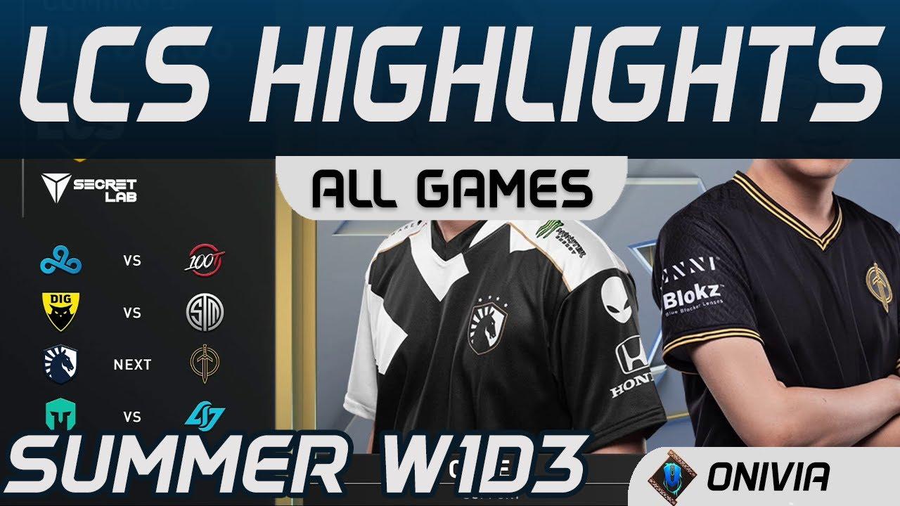 LCS Highlights Week1 Day3 LCS Summer 2020 All Games By Onivia thumbnail