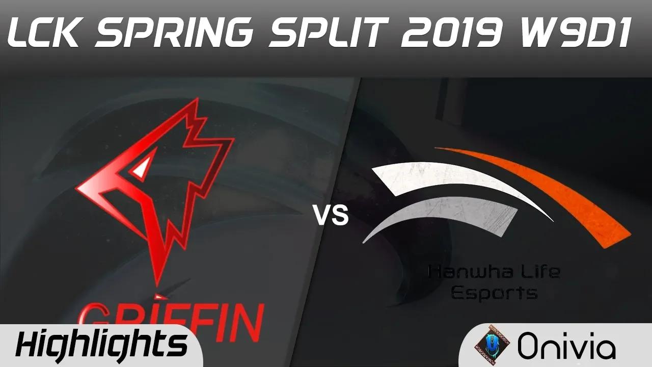 GRF vs HLE Highlights Game 2 LCK Spring 2019 W9D1 Griffin vs Hanwha Life Esports LCK Highlights by O thumbnail