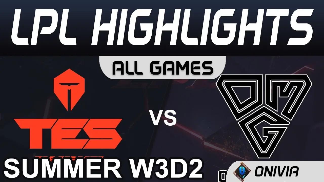 TES vs OMG Highlights ALL GAMES LPL Summer Season 2020 W3D2 Top Esports vs Oh My God by Onivia thumbnail