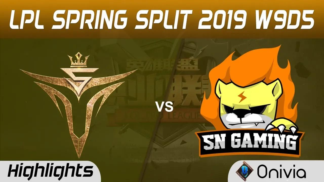 V5 vs SN Highlights Game 3 LPL Spring 2019 W9D5 Victory Five vs Suning Gaming LPL Highlights by Oniv thumbnail