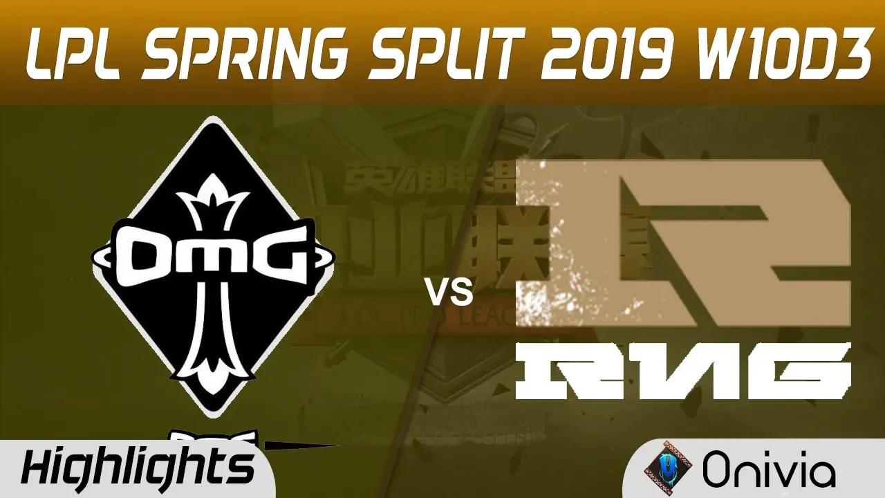 OMG vs RNG Highlights Game 2 LPL Spring 2019 W10D3 Oh My God vs Royal Never Give Up LPL Highlights b thumbnail