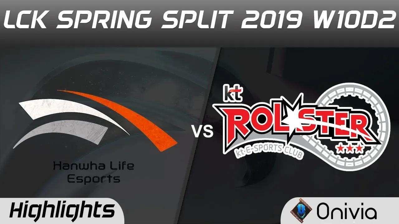 HLE vs KT Highlights Game 2 LCK Spring 2019 W10D2 Hanwha Life Esports vs KT Rolster LCK Highlights b thumbnail