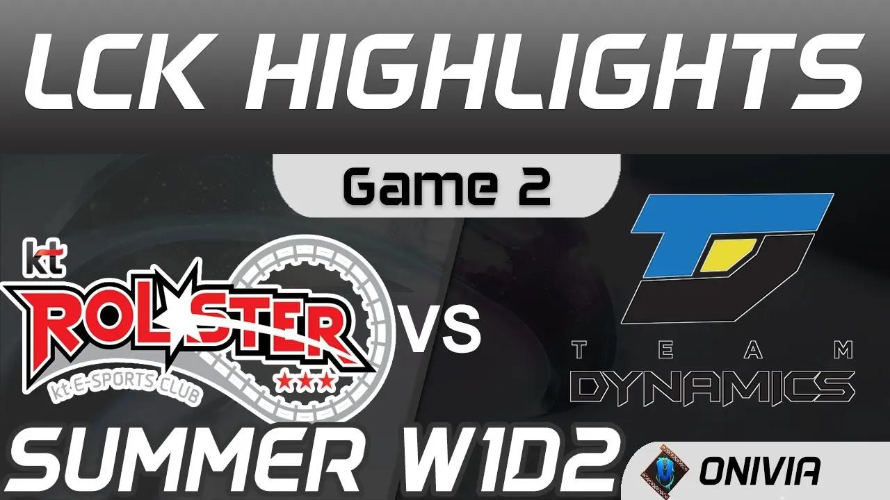 KT vs DYN Highlights Game 2 LCK Summer Season 2020 W1D2 KT Rolster vs Team Dynamics by Onivia thumbnail