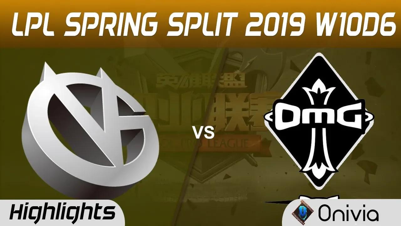 VG vs OMG Highlights Game 1 LPL Spring 2019 W10D6 Vici Gaming vs Oh My God LPL Highlights by Onivia thumbnail