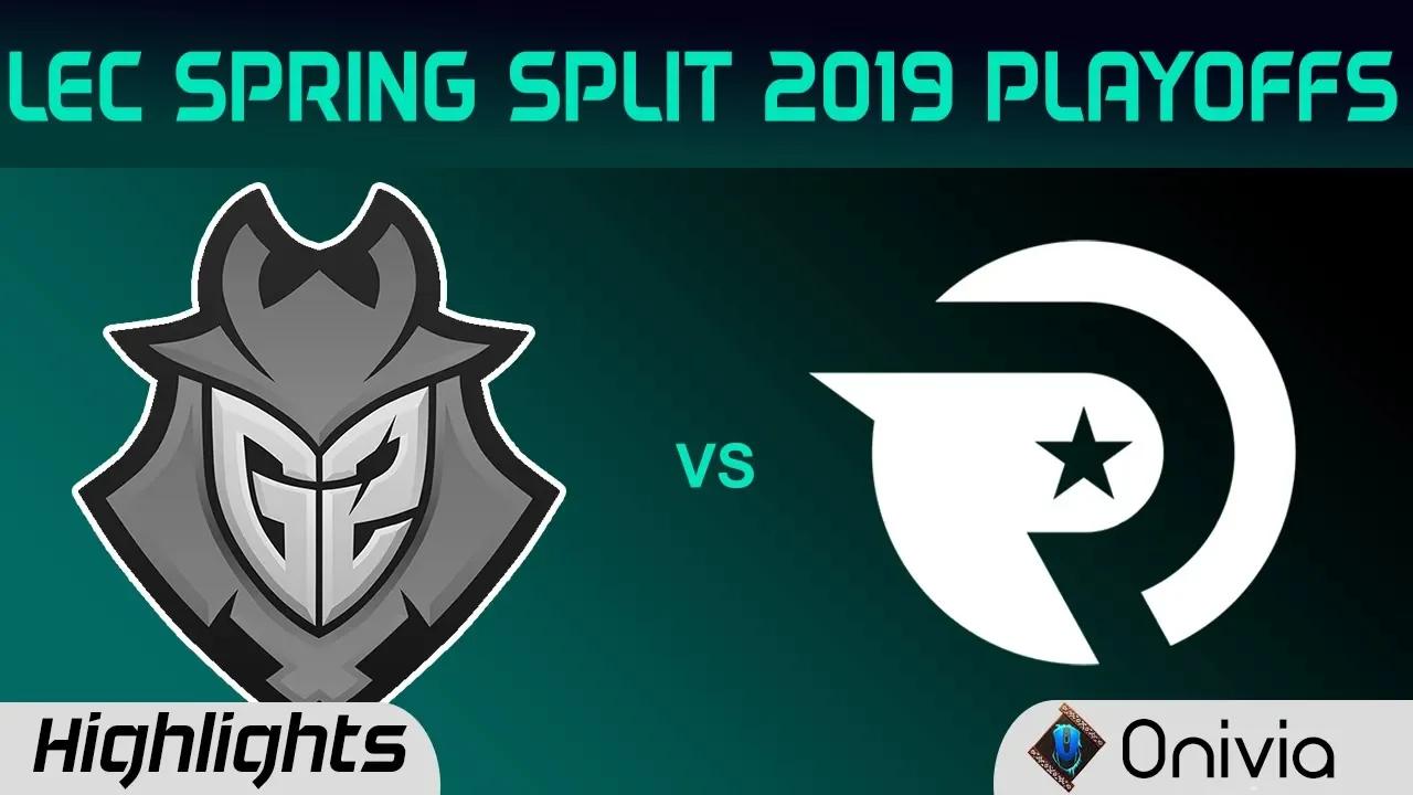 G2 vs OG Highlights Game 1 LEC Spring 2019 Playoffs G2 Esports vs Origen LEC Highlights By Onivia thumbnail