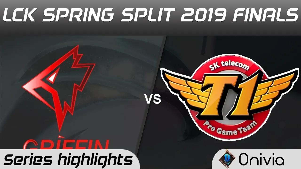 GRF vs SKT Highlights All Games LCK Spring 2019 Finals Griffin vs SK Telecom T1 LCK Highlights by On thumbnail