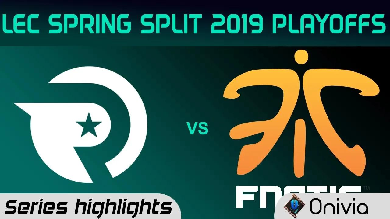 OG vs FNC Highlights All Games LEC Spring 2019 Playoffs Origen vs Fnatic LEC Highlights By Onivia thumbnail