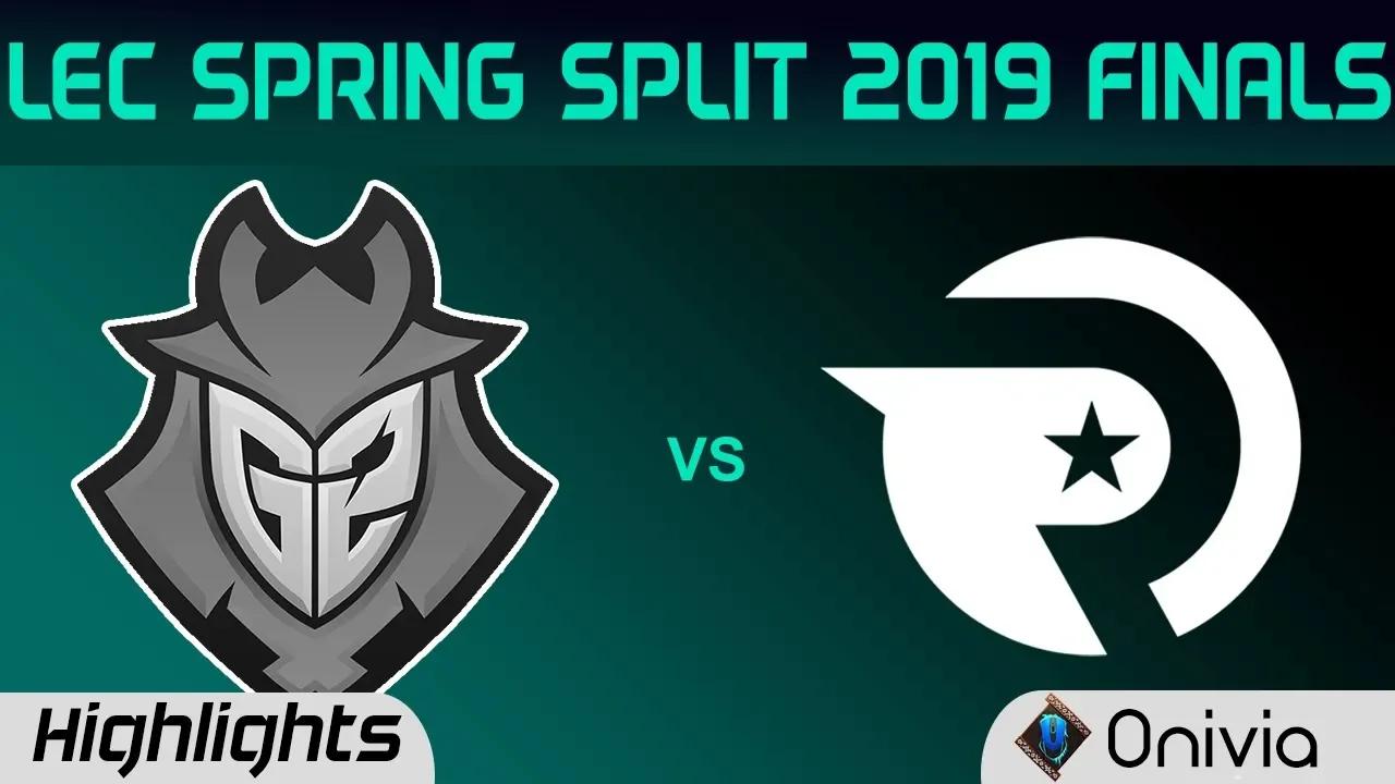 G2 vs OG Highlights Game 1 LEC Spring 2019 Finals G2 Esports vs Origen LEC Highlights By Onivia thumbnail