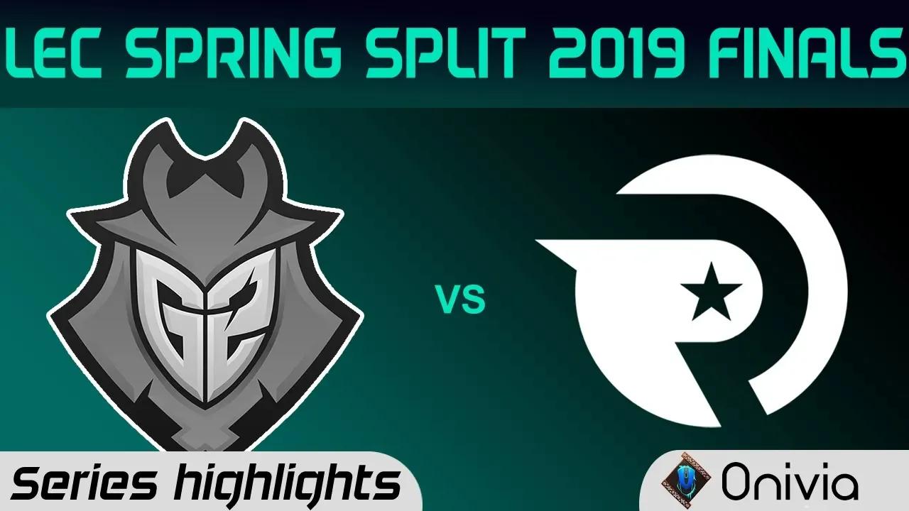 G2 vs OG Highlights All Games LEC Spring 2019 Finals G2 Esports vs Origen LEC Highlights By Onivia thumbnail