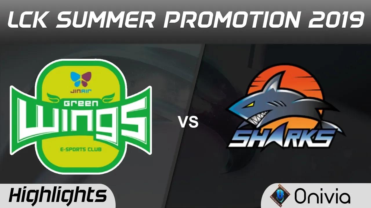 JAG vs ESS Highlights Game 1 LCK Summer 2019 Jin Air GreenWings vs ES Sharks LCK Highlights by Onivi thumbnail