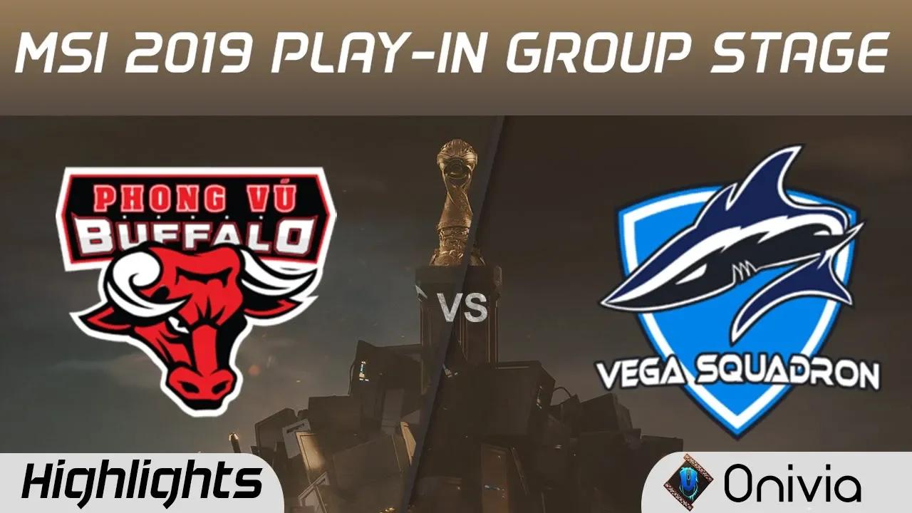 PVB vs VEG Highlights Game 3 MSI 2019 Play in Knockout Stage Phong Vu Buffalo vs Vega Squadron by On thumbnail