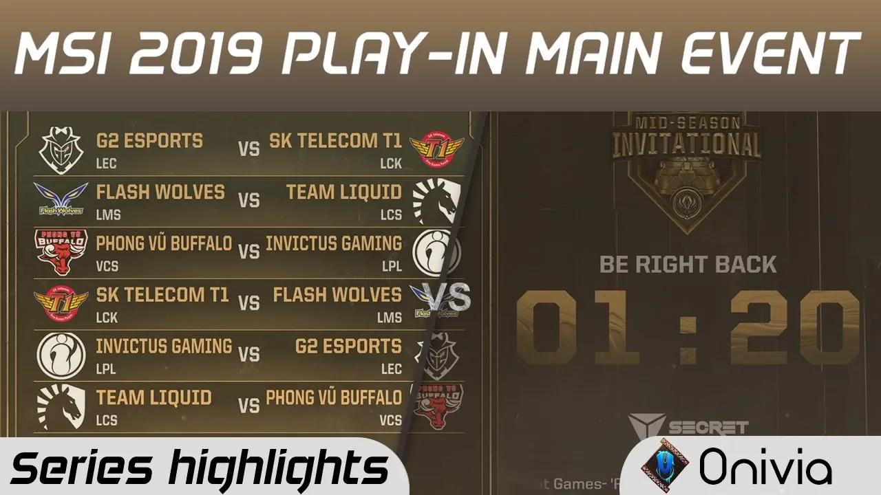 MSI highlights Day 1 All Games MSI 2019 by Onivia thumbnail