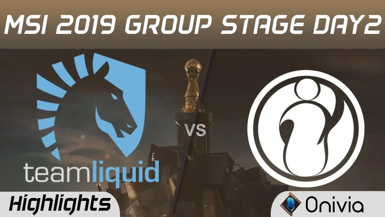 TL vs IG Highlights MSI 2019 Team Liquid vs Invictus Gaming MSI Highlights by Onivia thumbnail