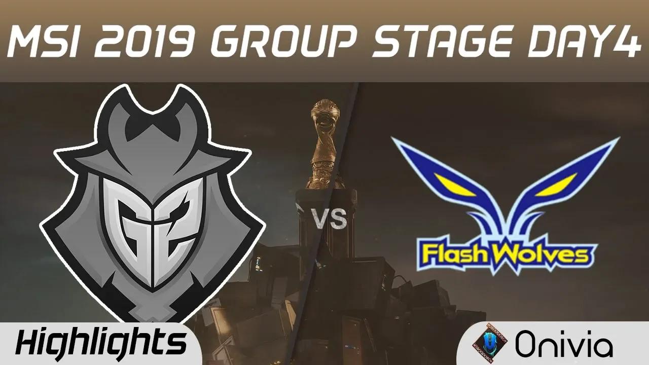 G2 vs FW Highlights MSI 2019 G2 Esports vs Flash Wolves MSI Highlights by Onivia thumbnail