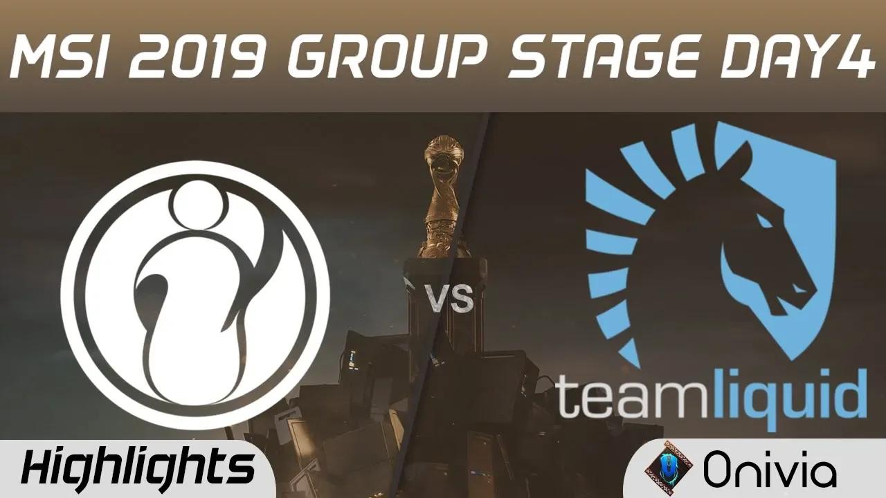 IG vs TL Highlights MSI 2019 Invictus Gaming vs Team Liquid MSI Highlights by Onivia thumbnail