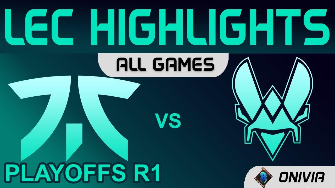 FNC vs VIT Highlights ALL Games Round1 LEC Summer Playoffs 2021 Fnatic vs Team Vitality by Onivia thumbnail