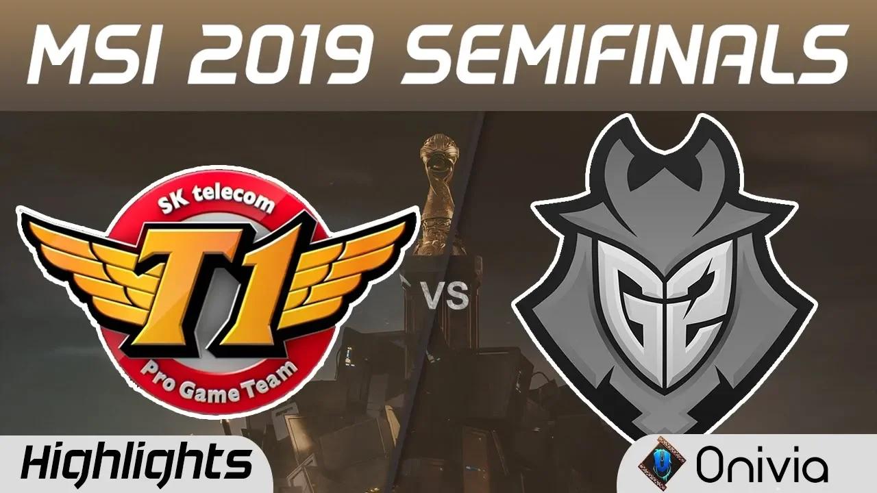 SKT vs G2 Highlights Game 1 MSI 2019 Semifinals SK Telecom T1 vs G2 Esports by Onivia thumbnail