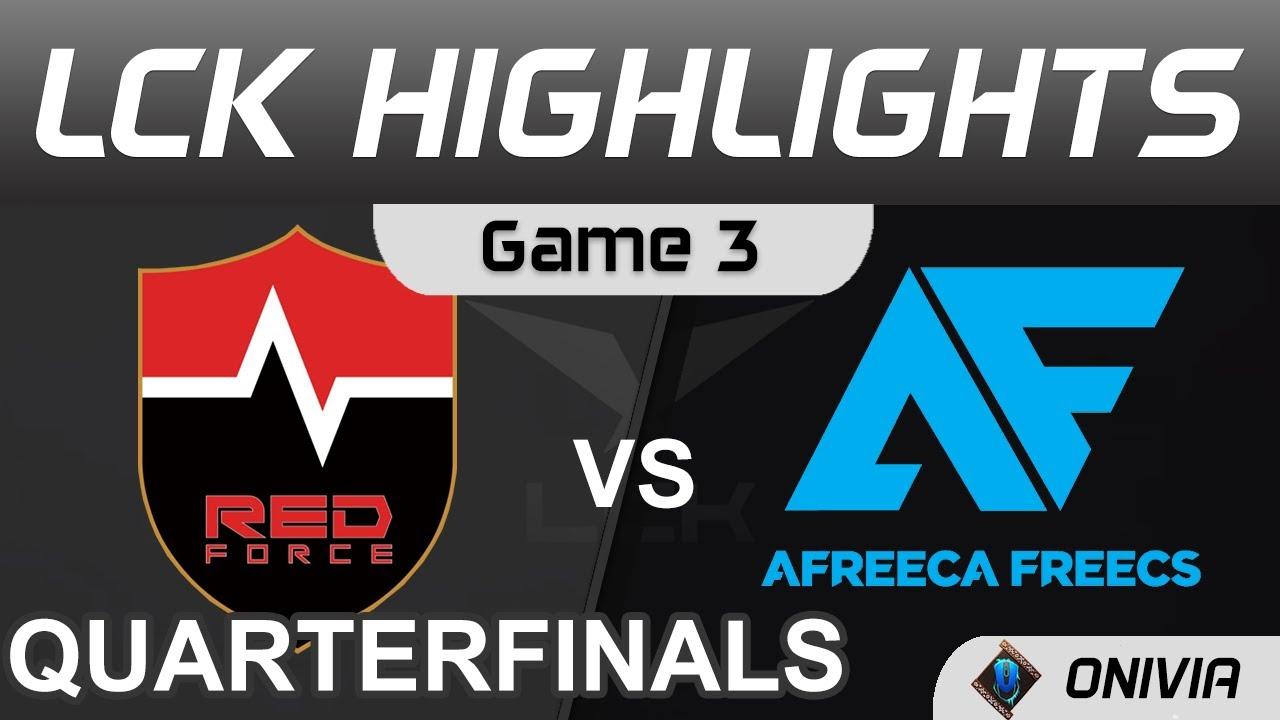 NS vs AF Highlights Game 3 Quarterfinals LCK Summer Playoffs 2021 Nongshim RedForce vs Afreeca Freec thumbnail