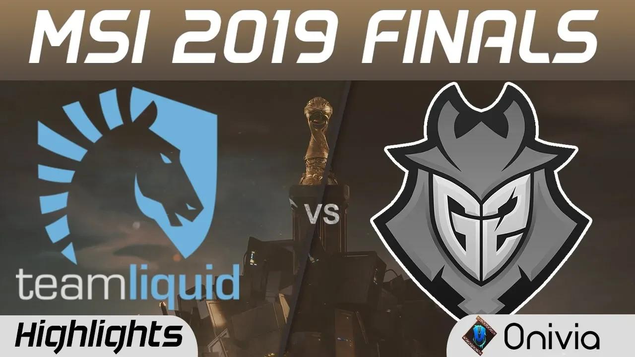 TL vs G2 Highlights Game 2 MSI 2019 Finals Team Liquid vs G2 Esports by Onivia thumbnail