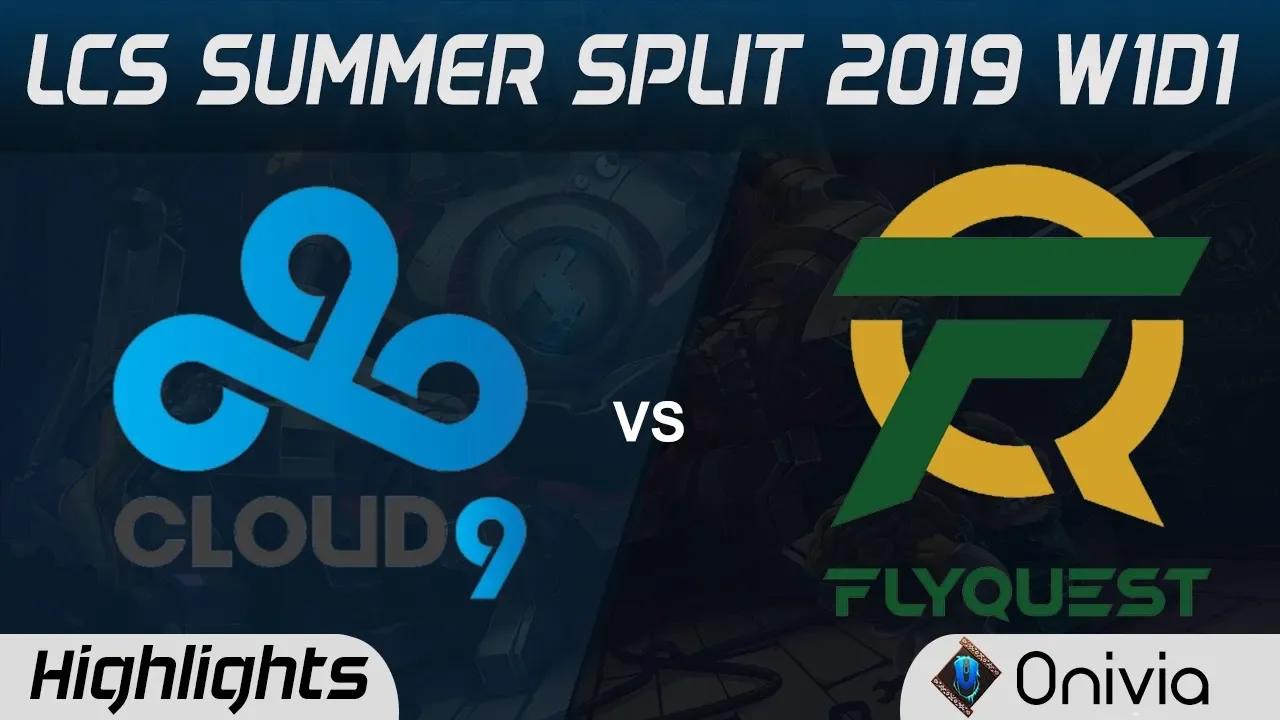 C9 vs FLY Highlights LCS Summer 2019 W1D1 Cloud9 vs Flyquest LCS Highlights by Onivia thumbnail