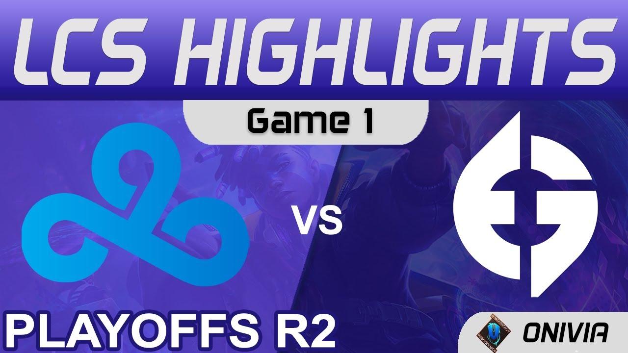 C9 vs EG Highlights Game 1 Round2 LCS Summer Playoffs 2021 Cloud9 vs Evil Geniuses by Onivia thumbnail