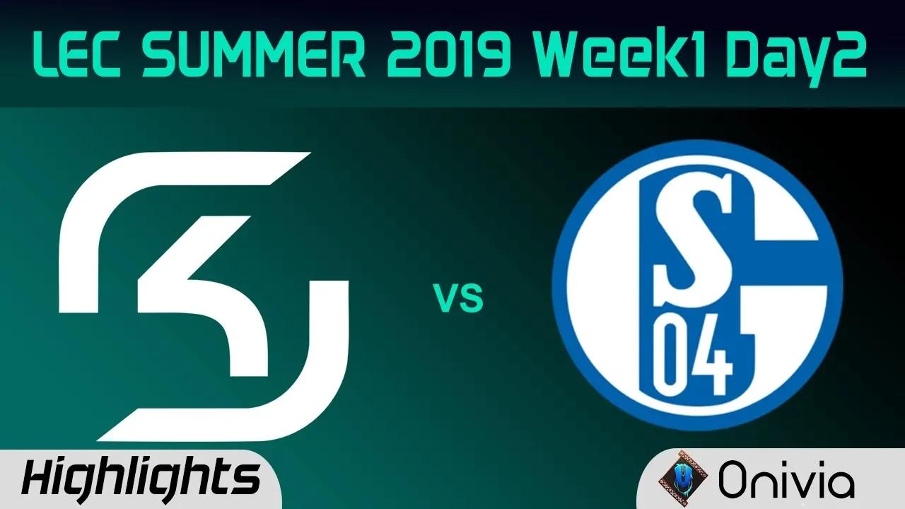 SK vs S04 Highlights LEC Summer 2019 W1D2 SK Gaming vs Schalke04 LEC Highlights By Onivia thumbnail