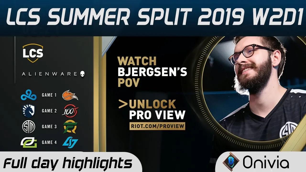 Full Day Highlights LCS Summer 2019 W2D1 By Onivia thumbnail