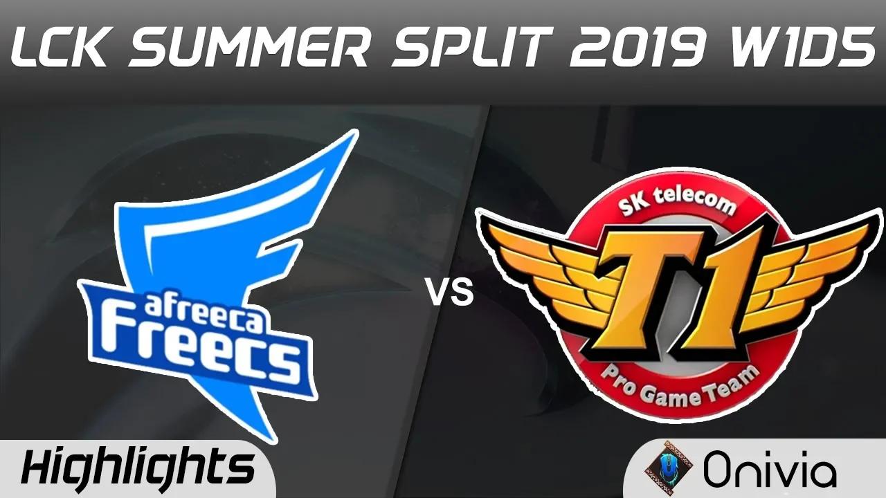 AF vs SKT Highlights Game 3 LCK Summer 2019 W1D5 Afreeca Freecs vs SK Telecom LCK Highlights by Oniv thumbnail