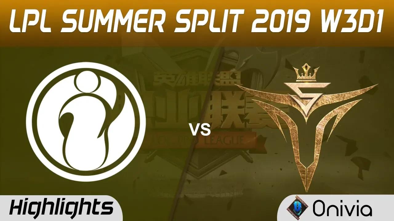 IG vs V5 Highlights Game 2 LPL Summer 2019 W3D1 Invictus Gaming vs Victory Five LPL Highlights by On thumbnail