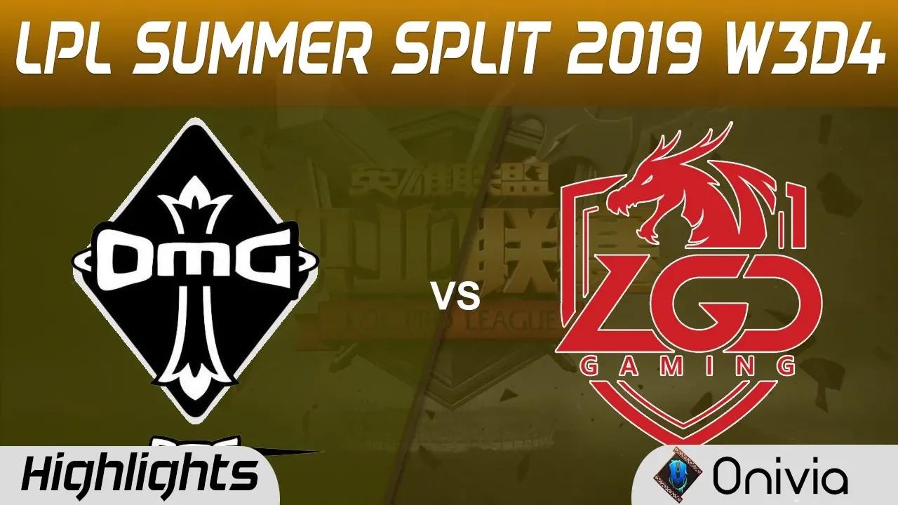 OMG vs LGD Highlights Game 1 LPL Summer 2019 W3D4 Oh My God vs LGD Gaming LPL Highlights by Onivia thumbnail