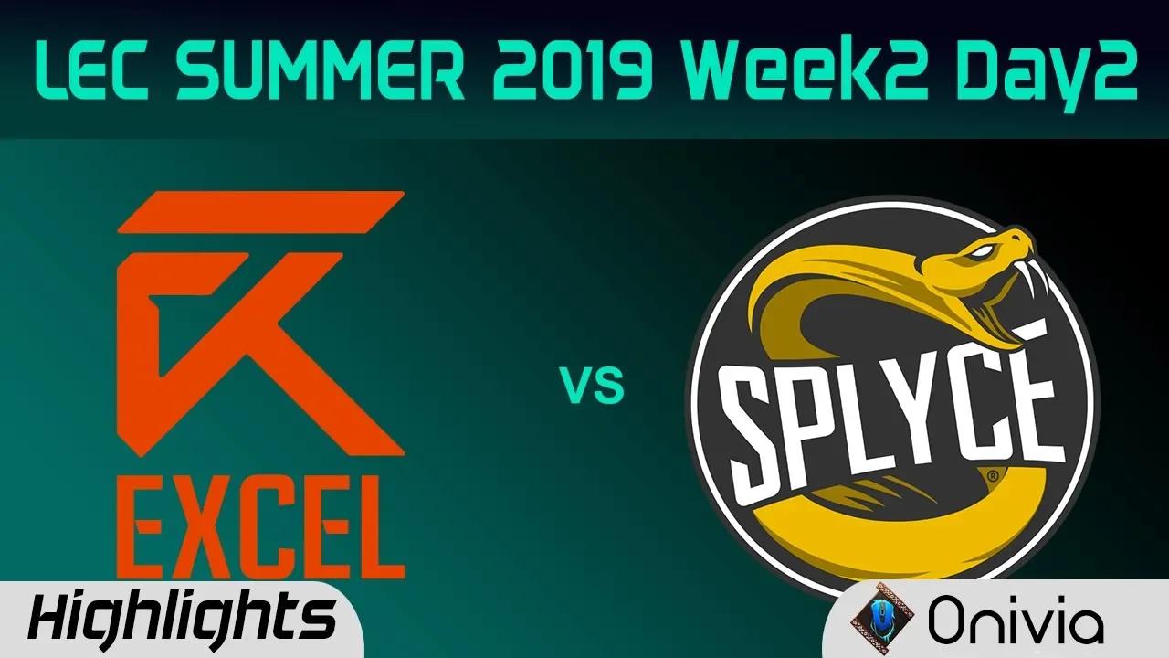 XL vs SPY Highlights LEC Summer 2019 W2D2 Excel Esports vs Splyce LEC Highlights By Onivia thumbnail