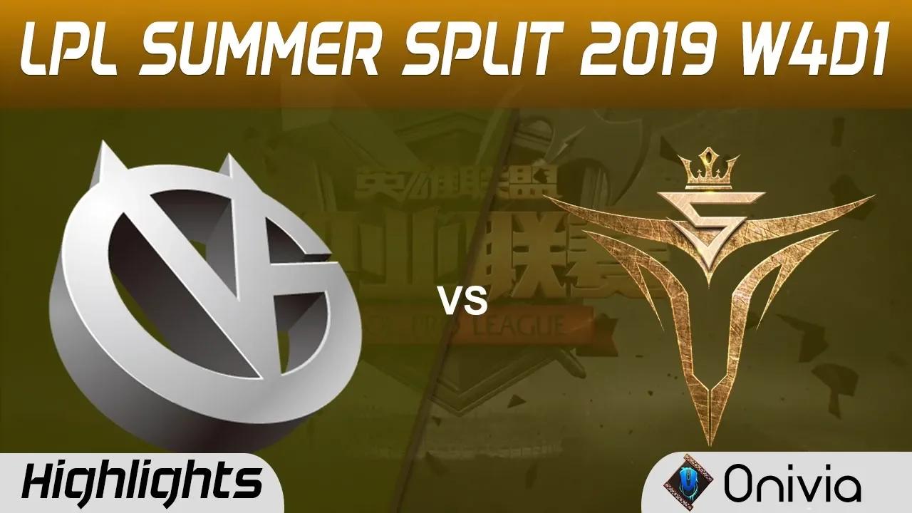 VG vs V5 Highlights Game 1 LPL Summer 2019 W4D1 Vici Gaming vs Victory Five LPL Highlights by Onivia thumbnail