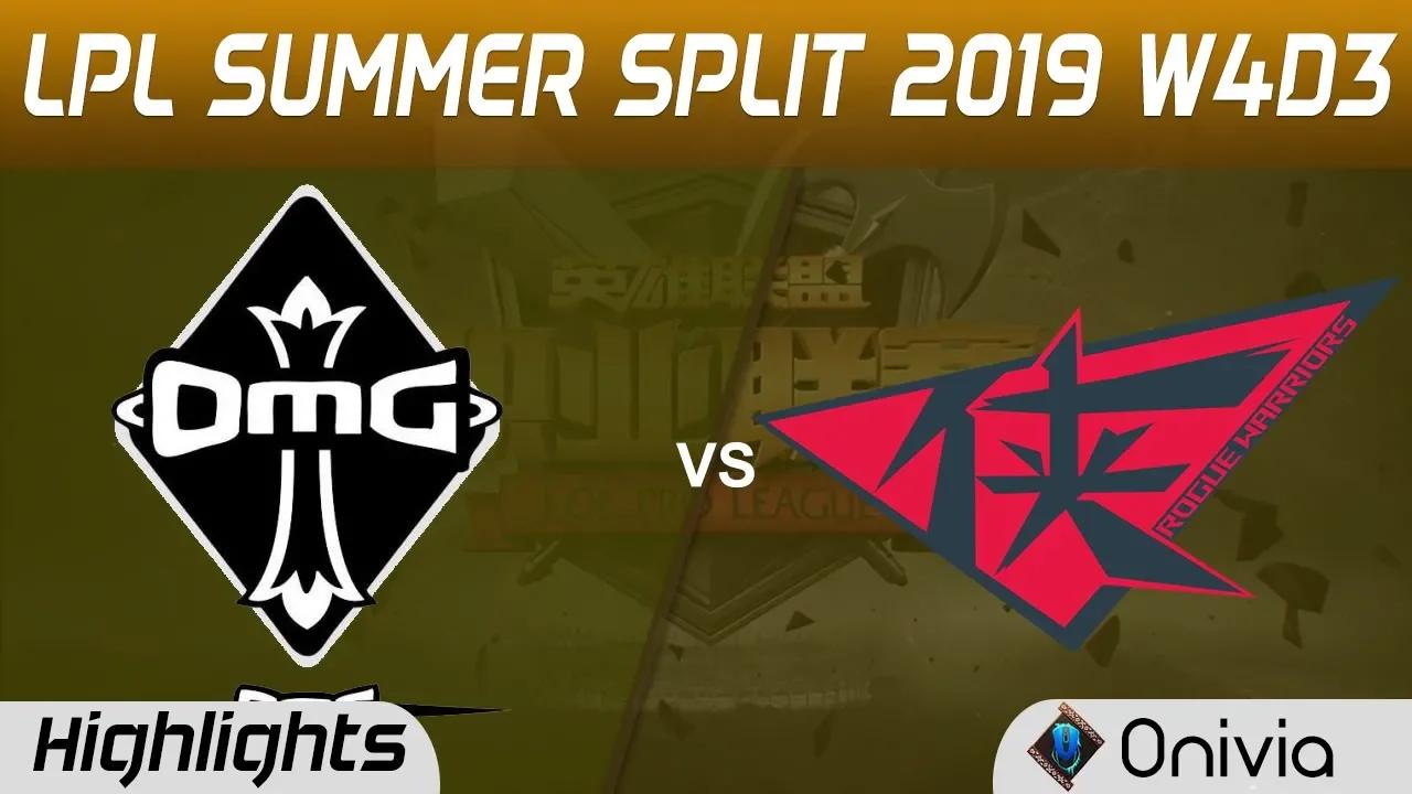 OMG vs RW Highlights Game 2 LPL Summer 2019 W4D3 Oh My God vs Rogue Warrior LPL Highlights by Onivia thumbnail