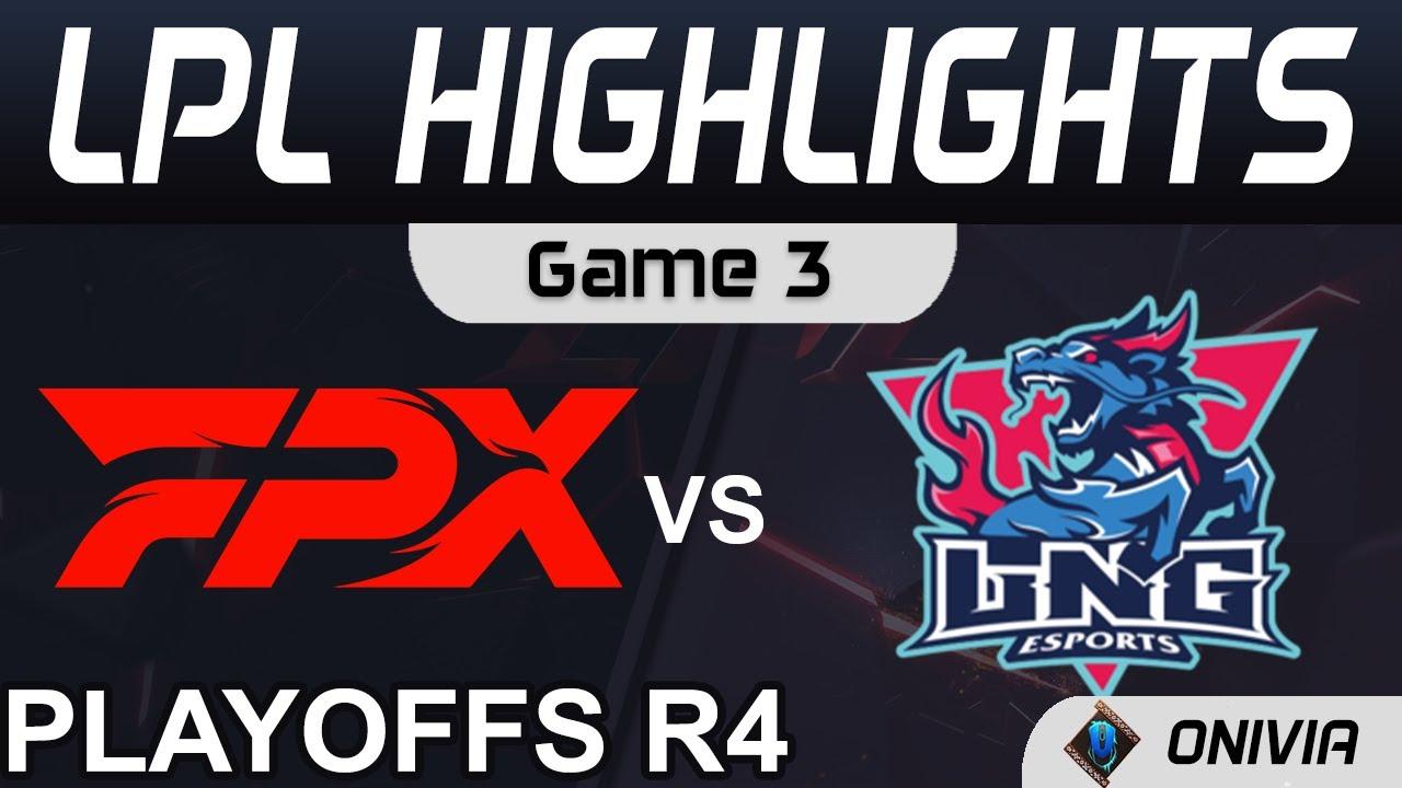 FPX vs LNG Highlights Game 3 LPL Summer Playoffs R4 2021 FunPlus Phoenix vs LNG Esports by Onivia thumbnail