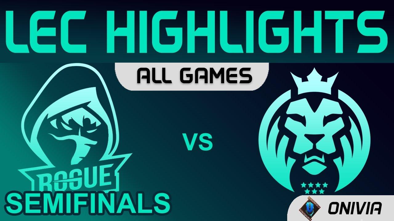 RGE vs MAD Highlights ALL GAMES Semifinals LEC Summer Playoffs 2021 Rogue vs MAD Lions by Onivia thumbnail