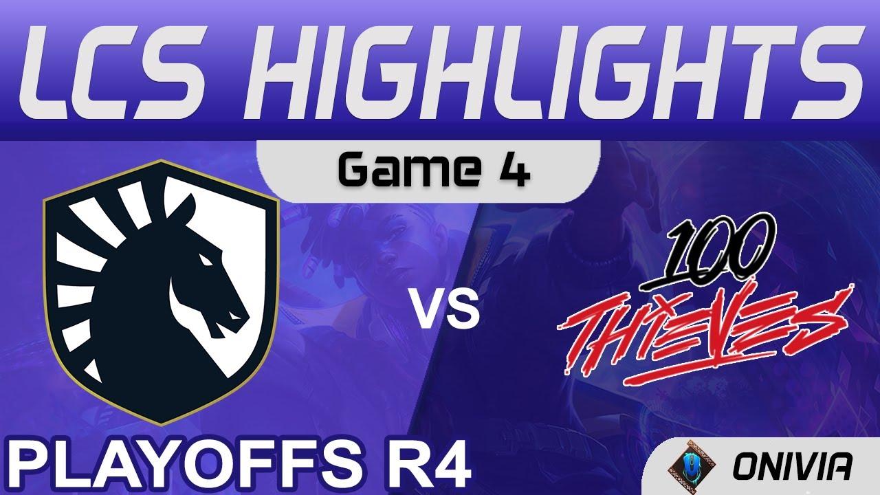 TL vs 100 Highlights Game 4 Round4 LCS Summer Playoffs 2021 Team Liquid vs 100 Thieves by Onivia thumbnail