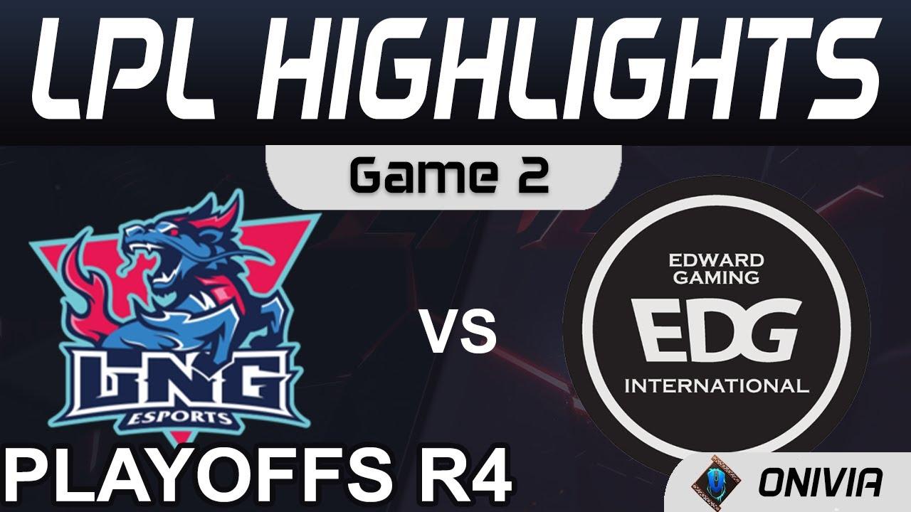 LNG vs EDG Highlights Game 2 LPL Summer Playoffs Round 4 2021 LNG Esports vs EDward Gaming by Onivia thumbnail