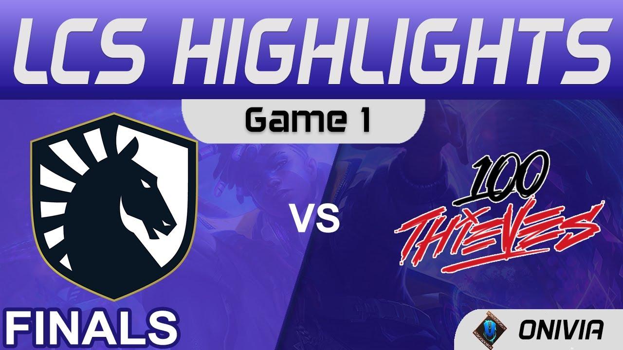 TL vs 100 Highlights Game 1 Finals LCS Summer Playoffs 2021 Team Liquid vs 100 Thieves by Onivia thumbnail