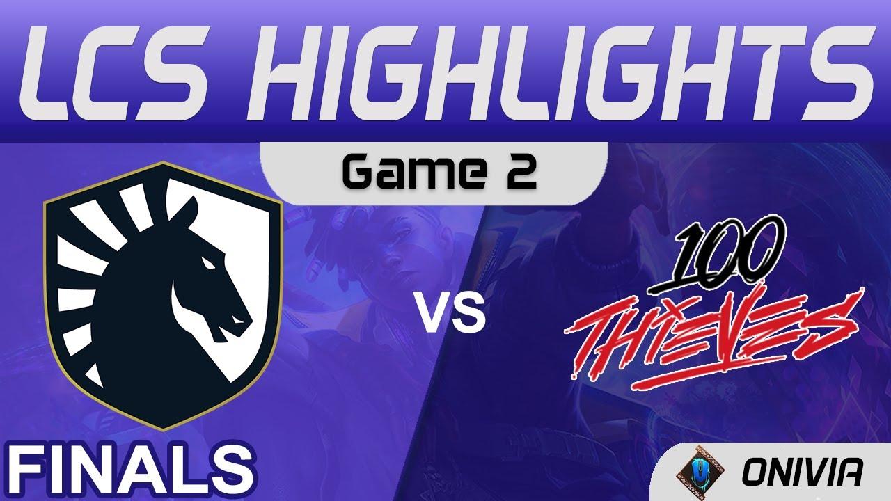 TL vs 100 Highlights Game 2 Finals LCS Summer Playoffs 2021 Team Liquid vs 100 Thieves by Onivia thumbnail