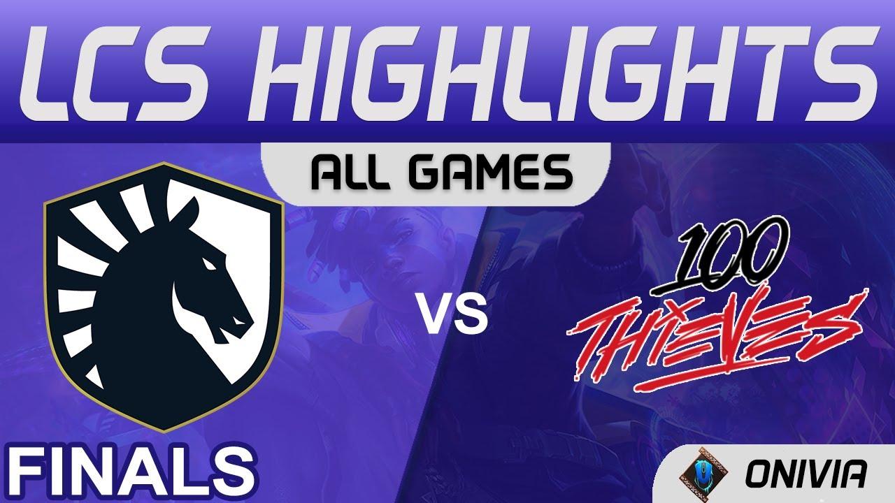 TL vs 100 Highlights ALL GAMES Finals LCS Summer Playoffs 2021 Team Liquid vs 100 Thieves by Onivia thumbnail