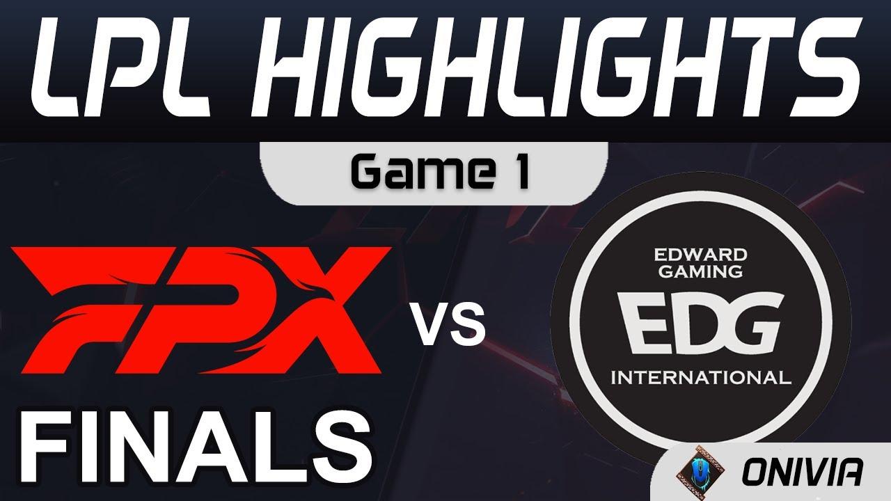 FPX vs EDG Highlights Game 1 LPL Summer Playoffs 2021 FunPlus Phoenix vs EDward Gaming by Onivia thumbnail