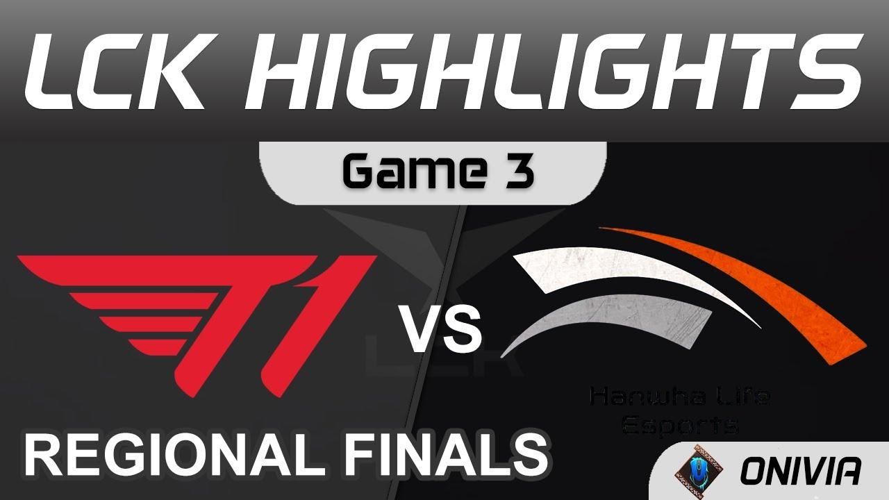 T1 vs HLE Highlights Game 3 LCK Finals Regional Finals 2021 T1 vs Hanwha Life Esports by Onivia thumbnail