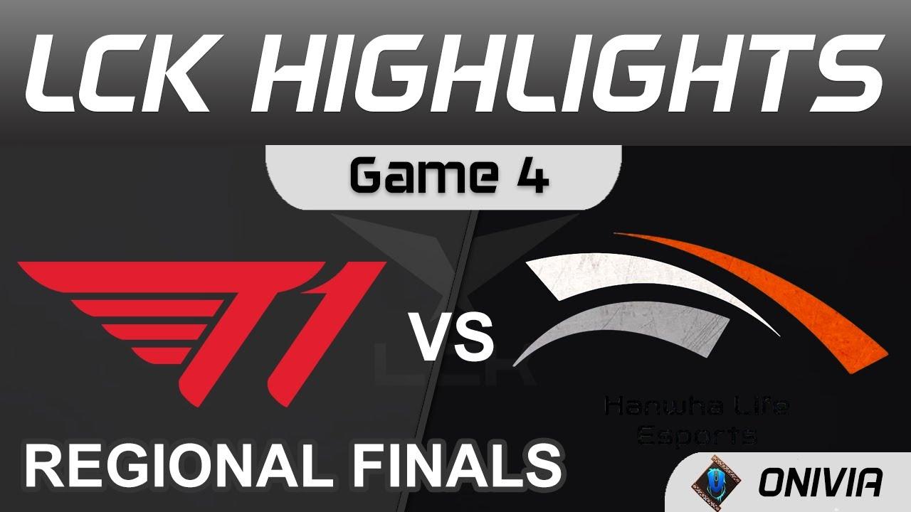 T1 vs HLE Highlights Game 4 LCK Finals Regional Finals 2021 T1 vs Hanwha Life Esports by Onivia thumbnail